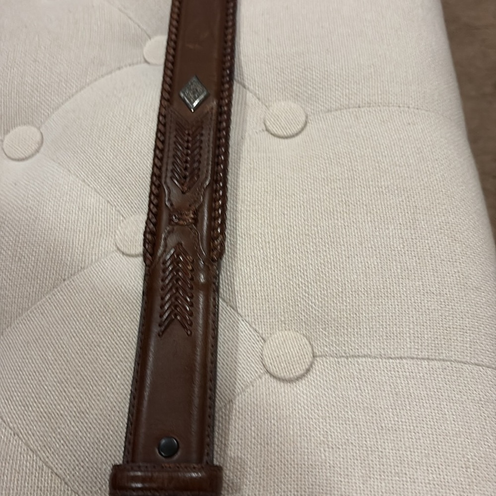 Justin Mens Fenced In Western Belt Size 36 - Picture 6 of 7